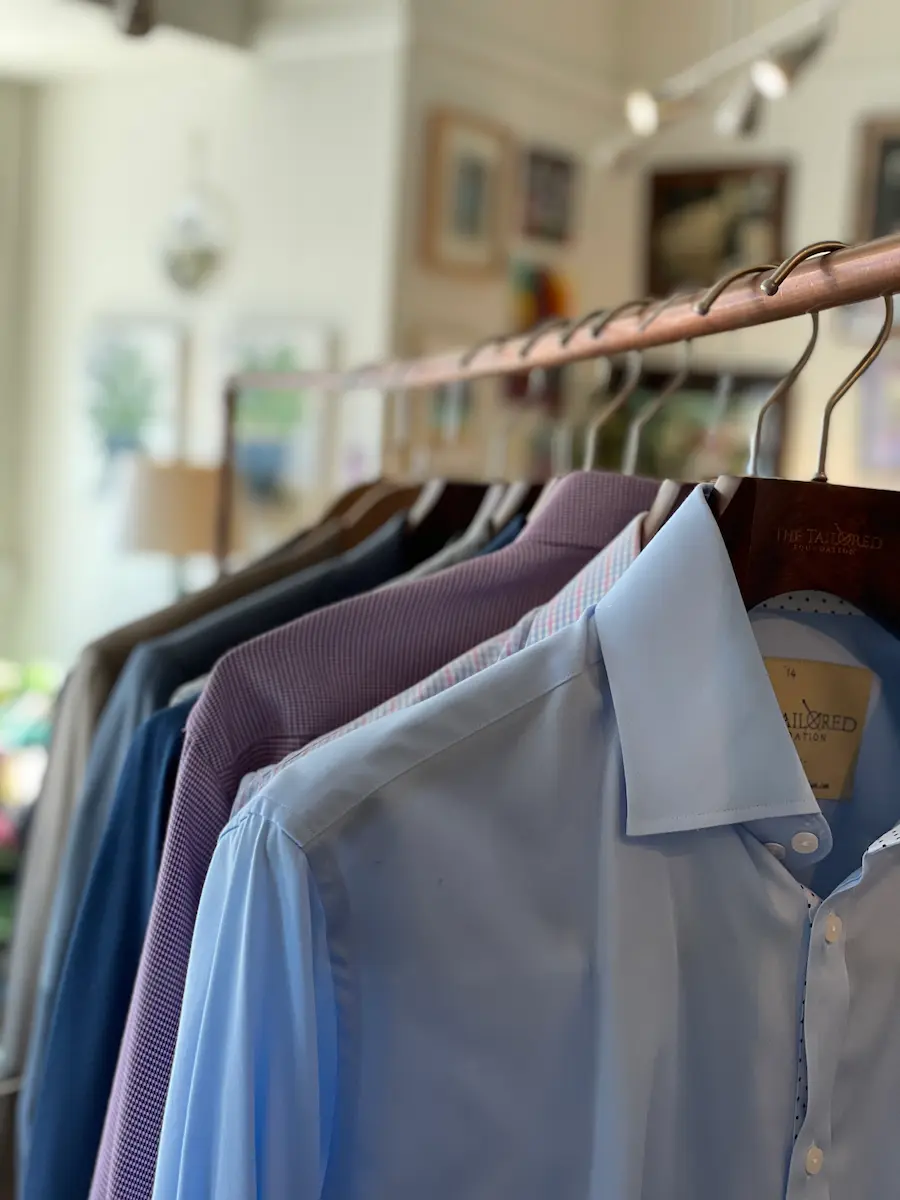 Hand-crafted shirt detailing at The Tailored Foundation