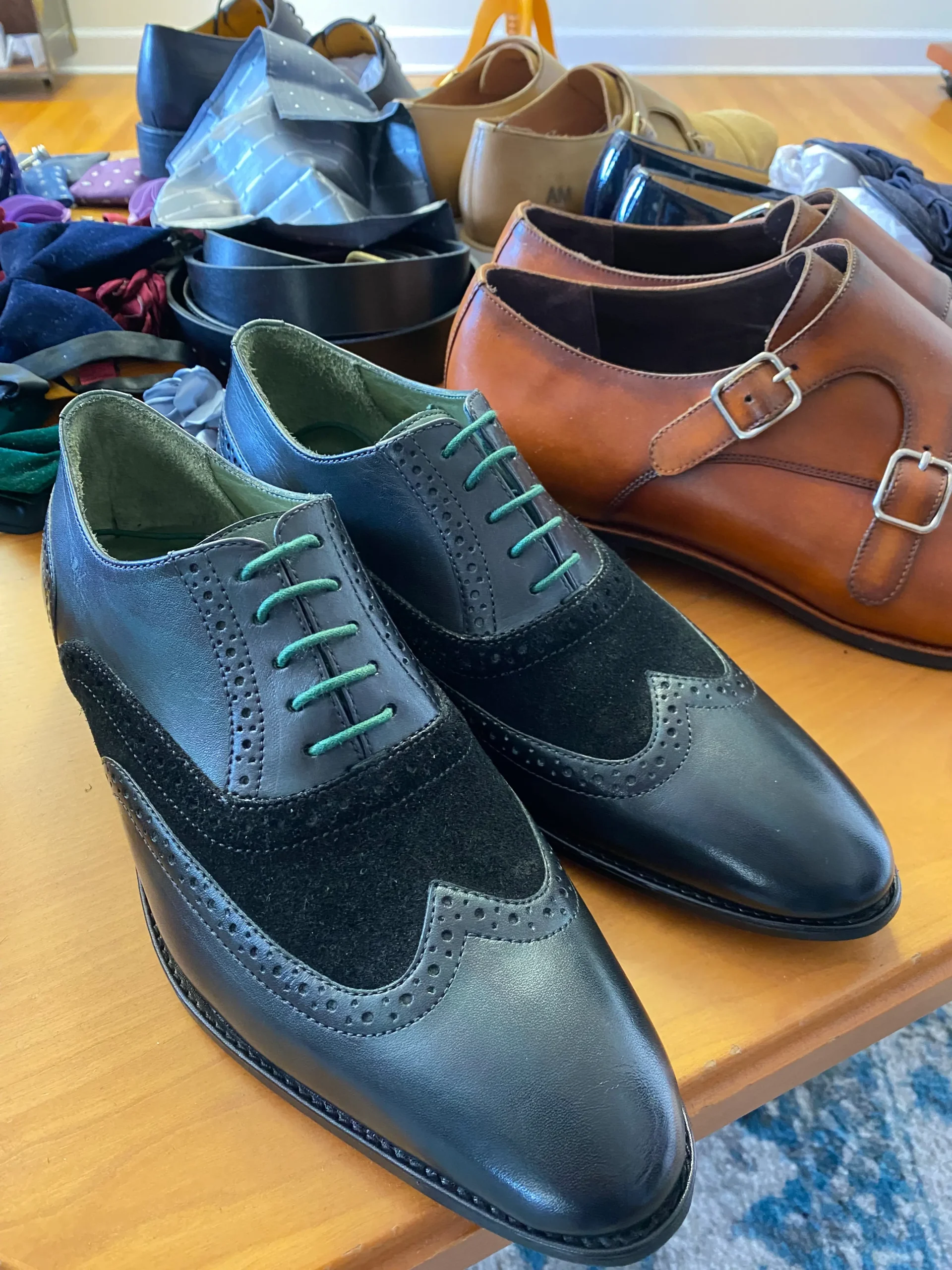 Two tailored shoes from the tailored foundation