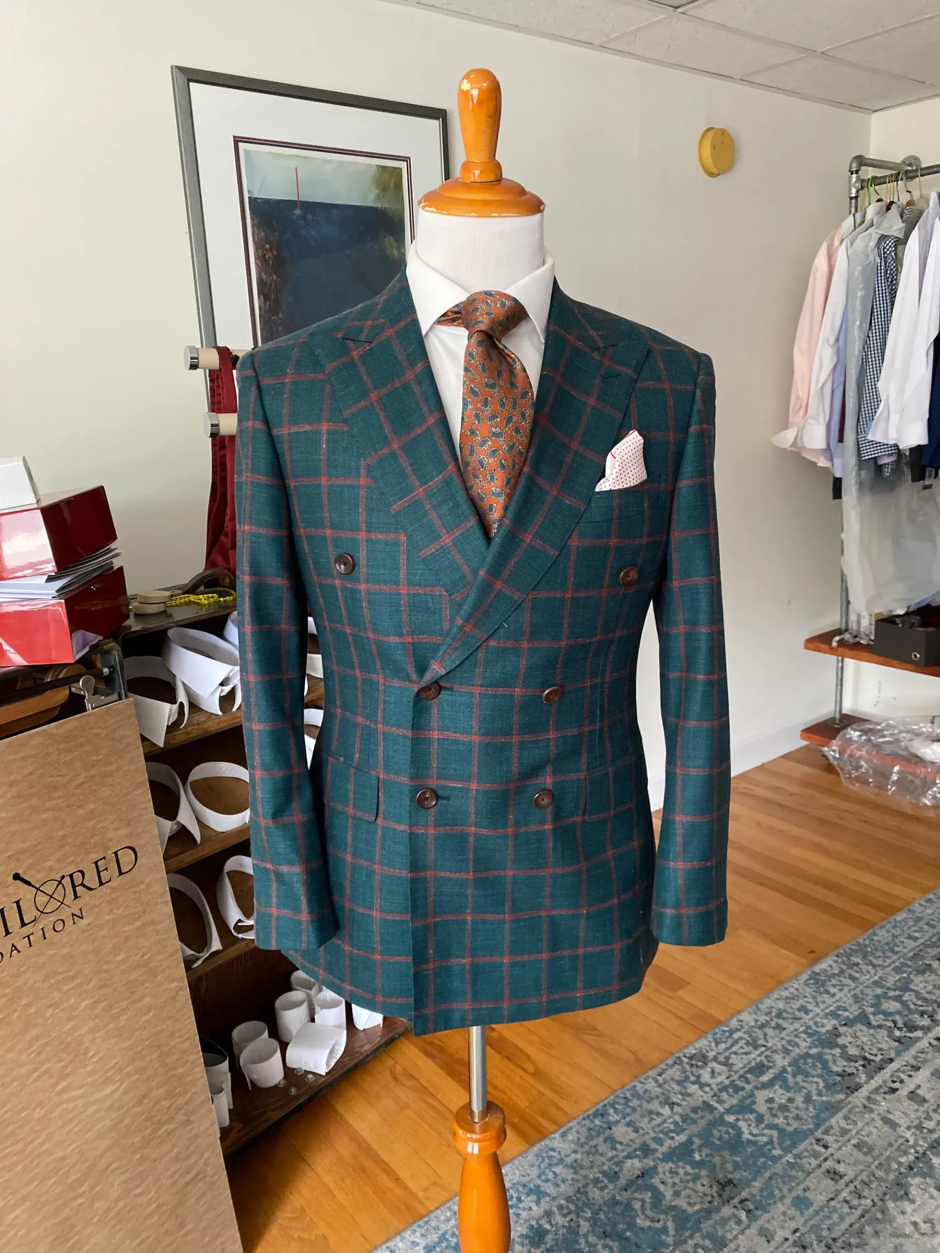 A custom suit from the tailored foundation