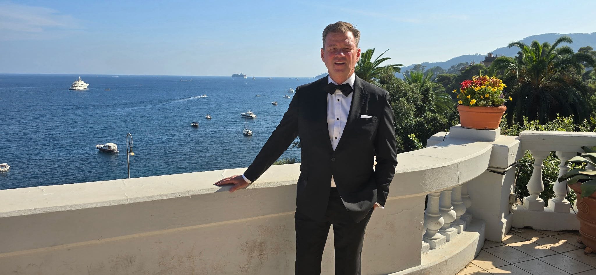 Man wearing a bespoke suit